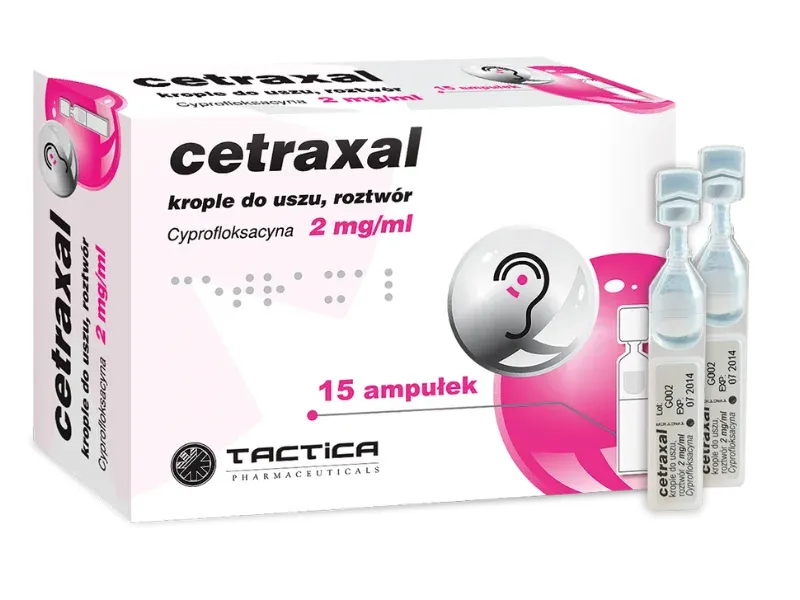 Cetraxal gotas, óticas solución