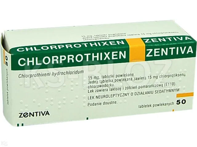 Clorprothixeno Zentiva compresse, rivestite con film