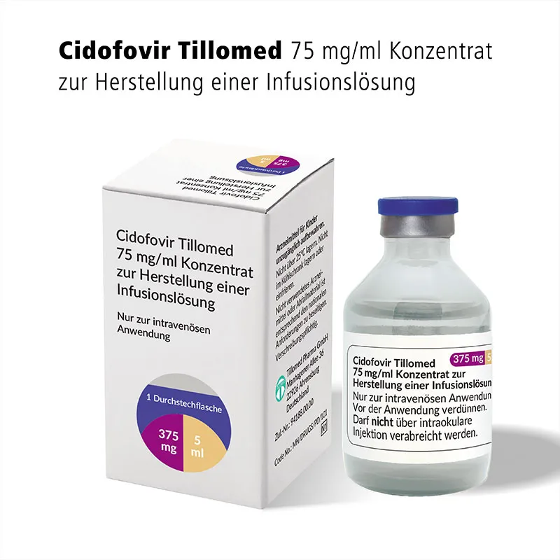 Cidofovir Tillomed concentrado para preparación de solución para infusión