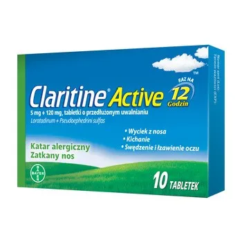 Claritin active tablets, prolonged release