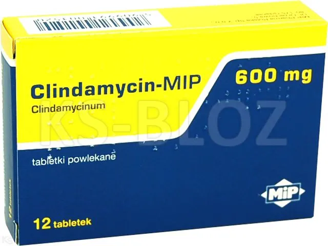 Clindamycin-MIP 600 compresse, rivestite con film