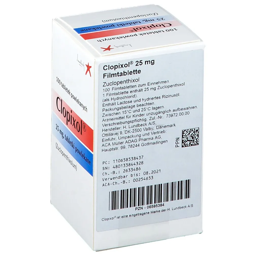 Clopixol tablets, film-coated