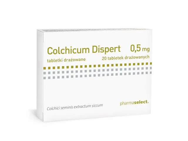 Colchicina dispert comprimidos, recubiertos con película