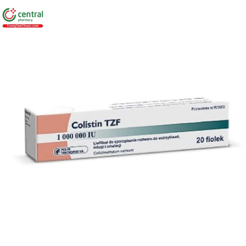 Colistina TZF polvo para preparación de solución para inyección infusión e inhalación