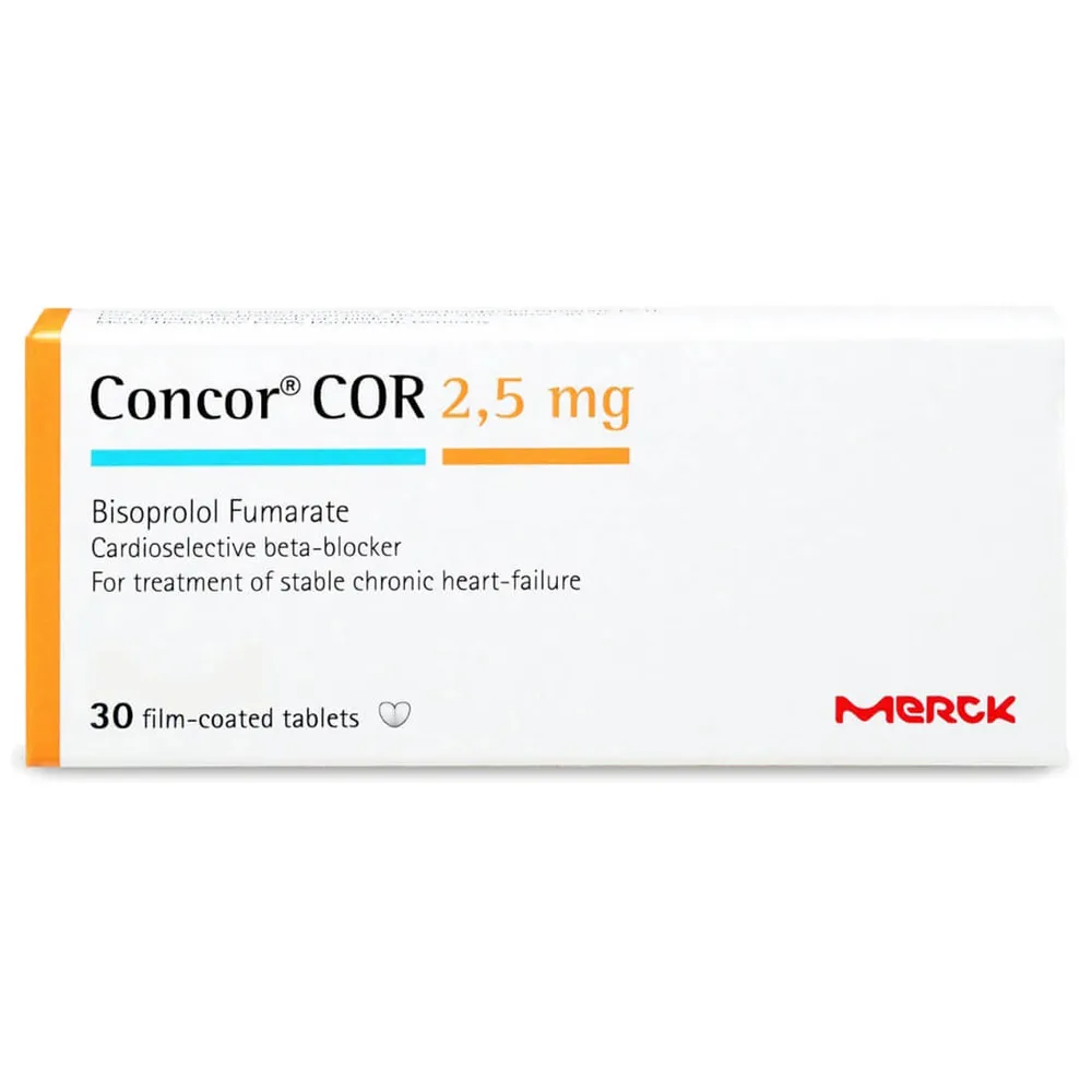 Concor Cor 2,5 comprimidos recubiertos