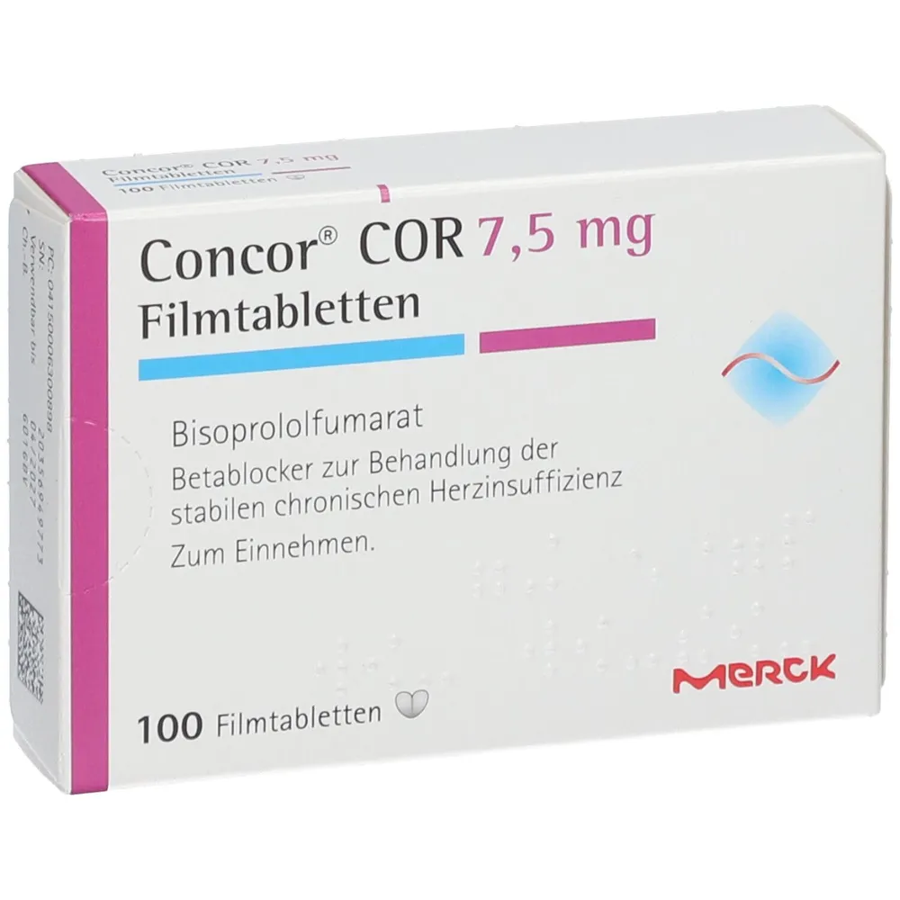 Concor cor 7.5 tablets, film-coated
