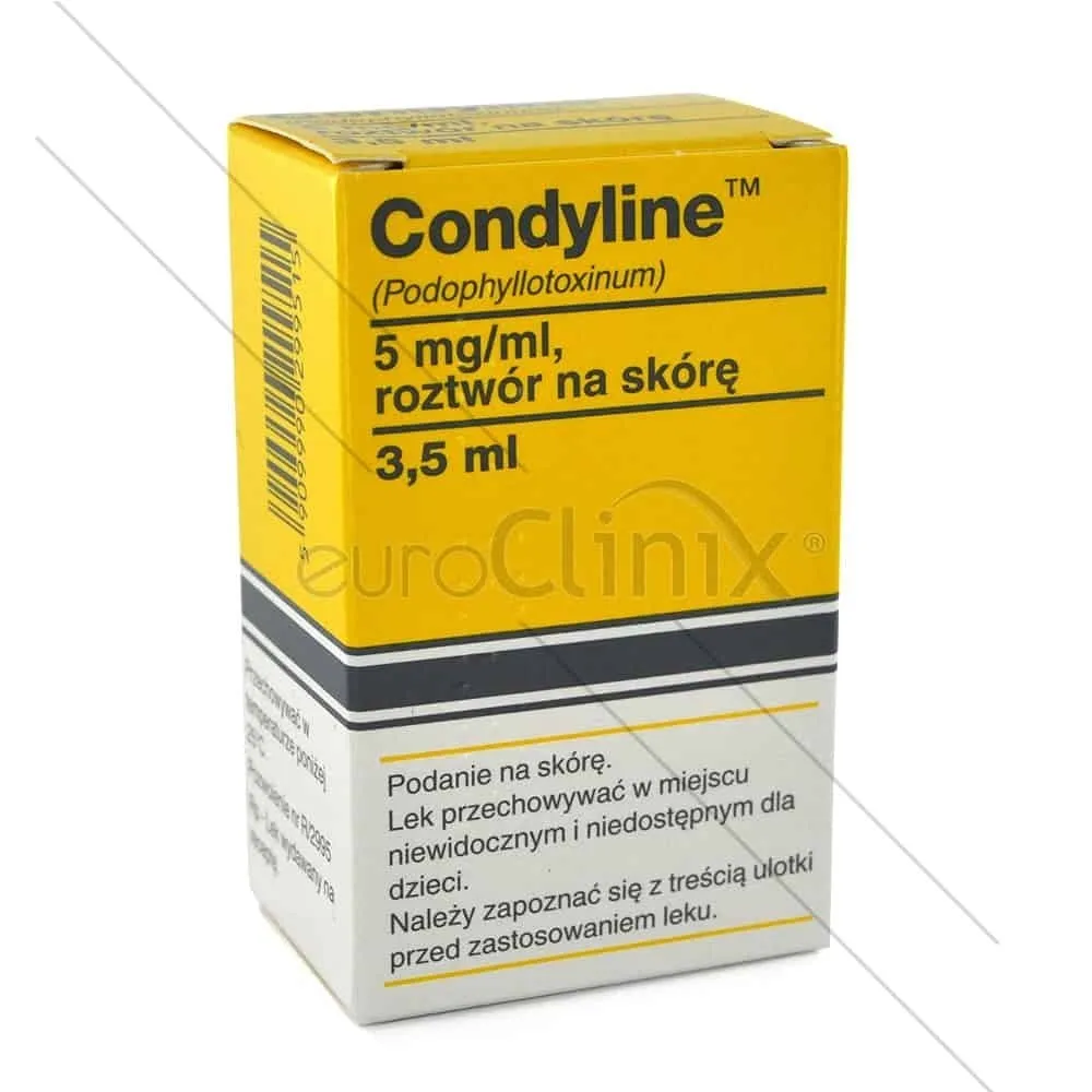 Condyline solution, topical