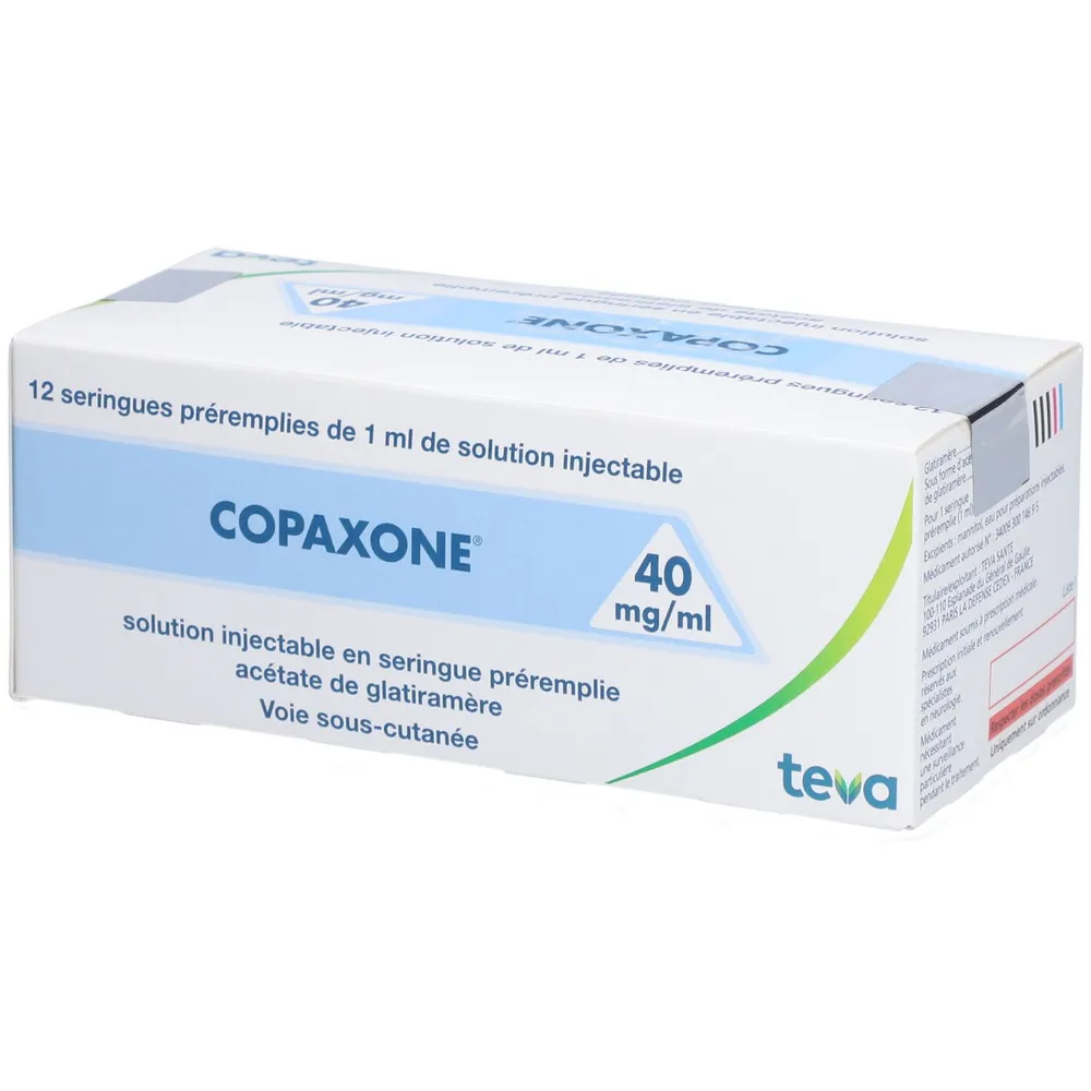Copaxone solución para inyección en jeringa precargada