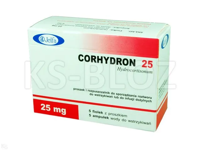 Corhydron 25 solution for injection or infusion, powder and solvent for preparation of