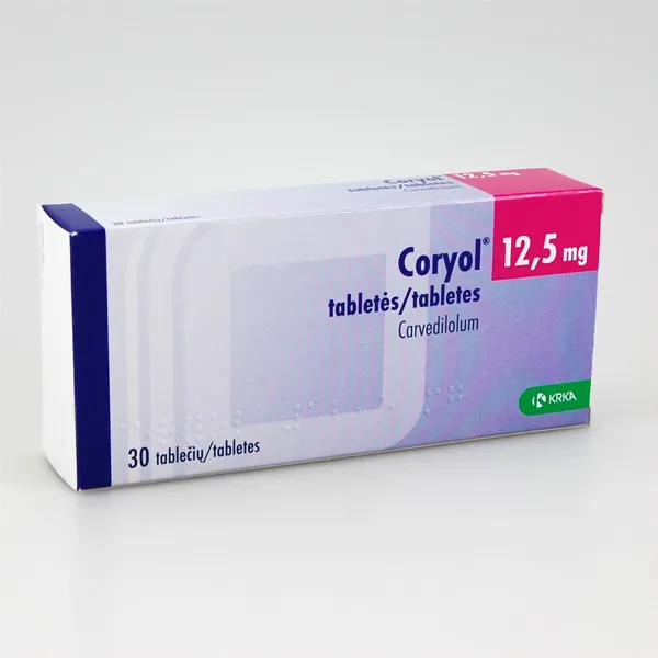Coryol 12.5 mg tablets
