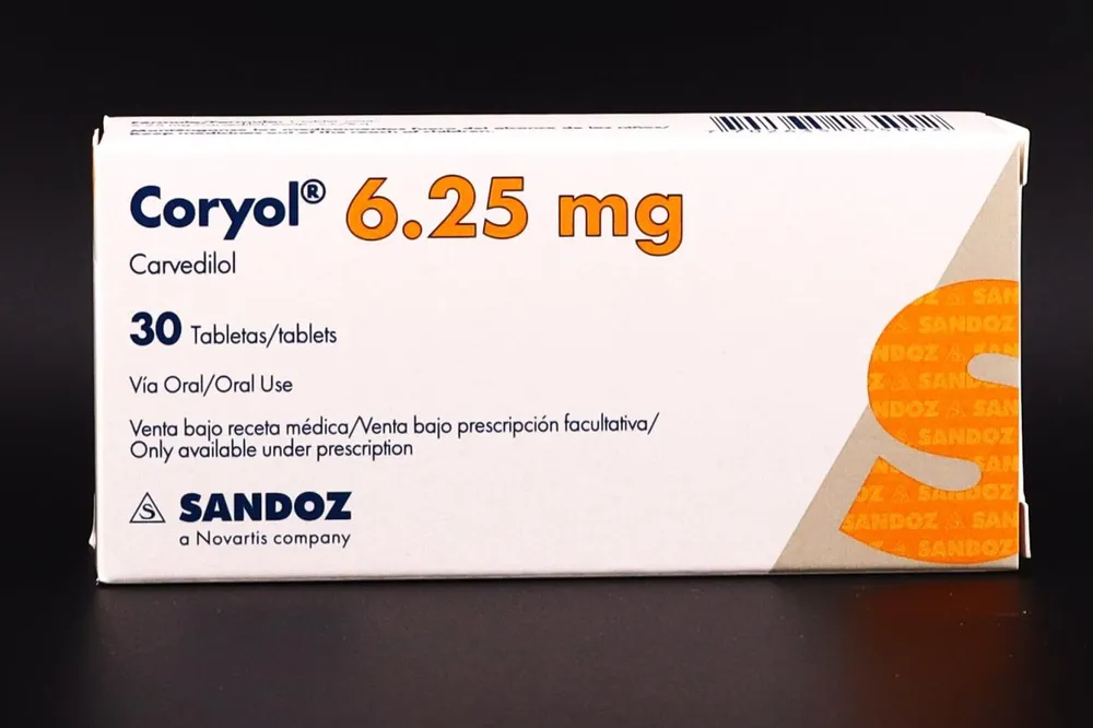 Coryol 6.25 mg tablets