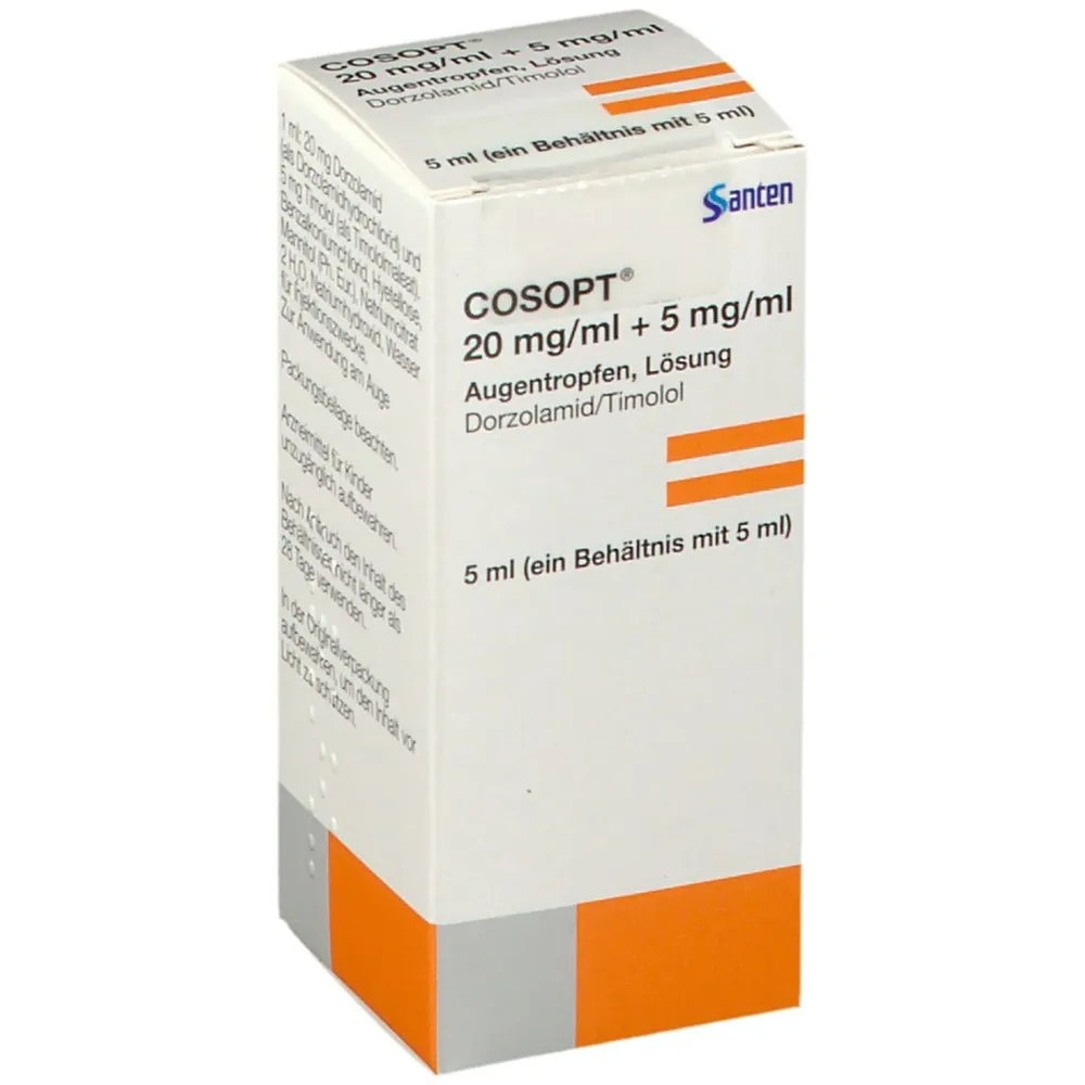 Cosopt drops, ophthalmic solution