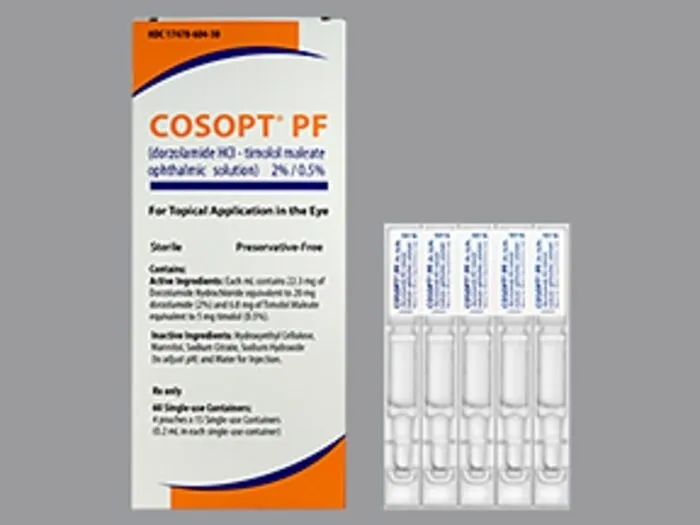 Cosopt PF gocce, oculari in contenitore monodose