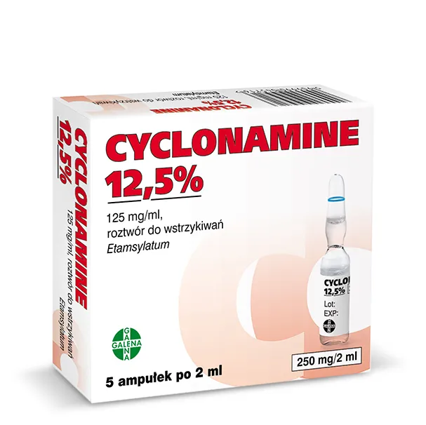 Cyclonamine 12,5% solución para inyección