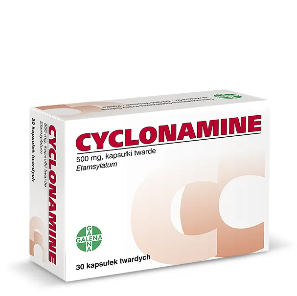 Cyclonamine cápsulas, duras