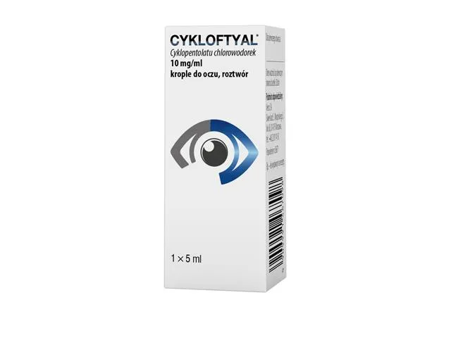 Cycloptyal gotas, oculares solución