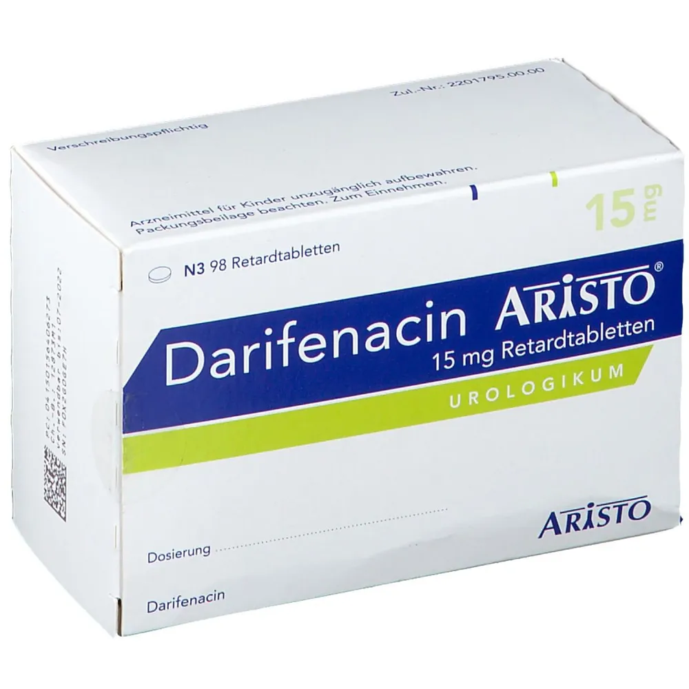 Darifenacina Aristo comprimidos de liberación prolongada