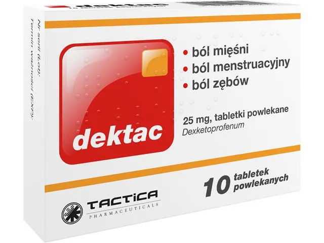Dektac comprimidos recubiertos