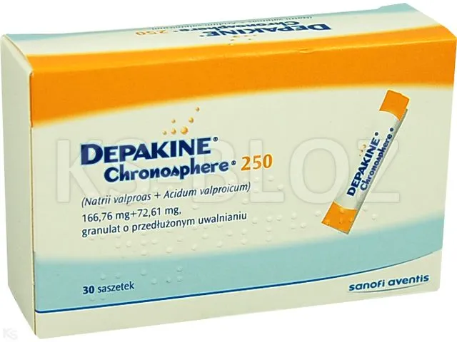 Depakine chronosphere 250 granules, prolonged release