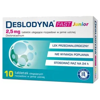 Deslodyna fast junior tablets, dispersible in the oral cavity