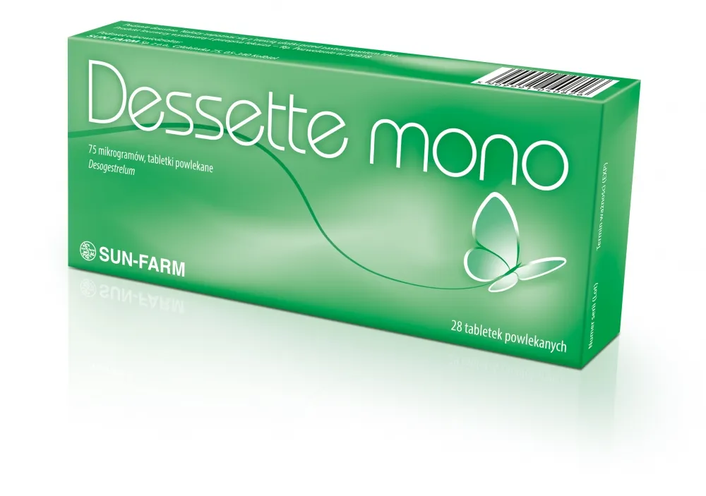 Dessette mono tablets, film-coated