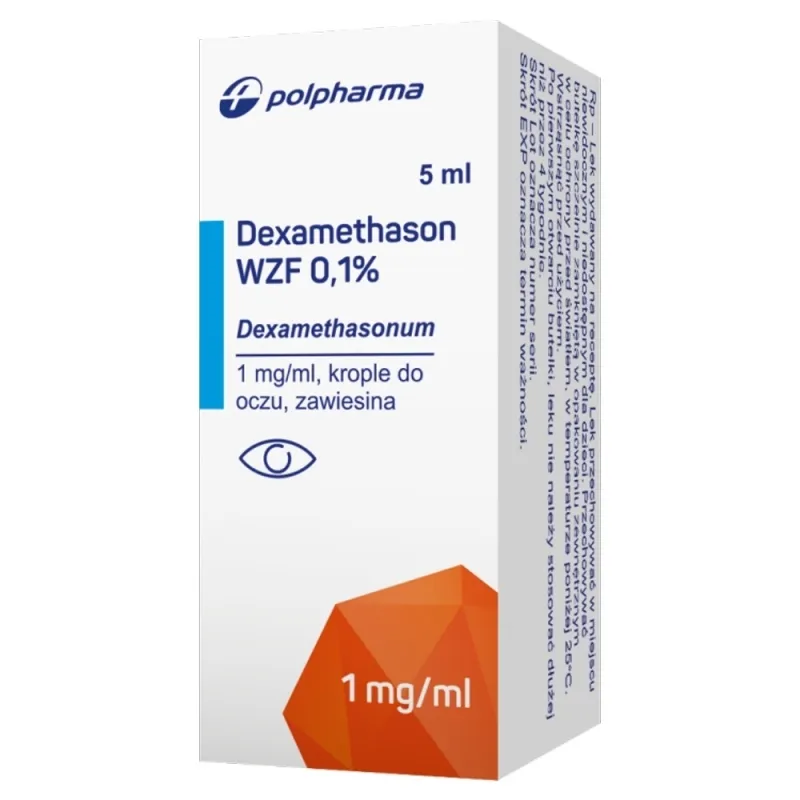 Dexamethasone wzf 0,1% drops, ophthalmic suspension