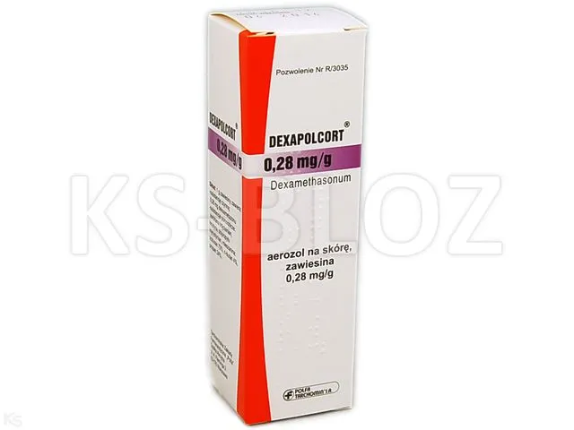 Dexapolcort spray, suspension for skin