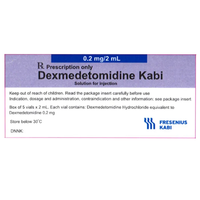 Dexmedetomidine kabi solution for infusion, concentrate