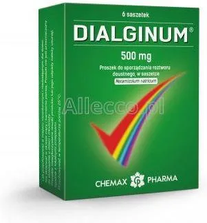 Dialginum powder for preparation of oral solution