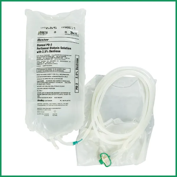 Dianeal PD4 (glucosa 2,27%). Conjunto para diálisis peritoneal solución, para diálisis peritoneal