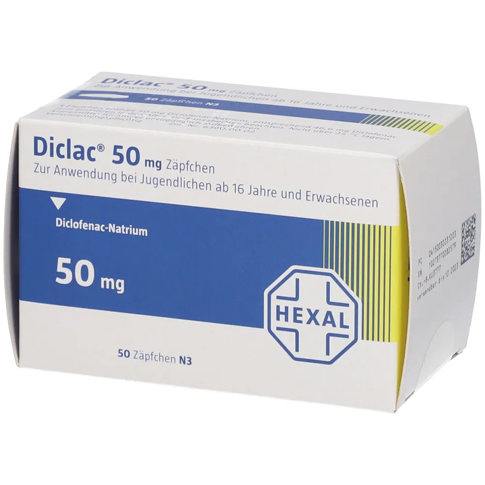 Diclac 50 supositorios