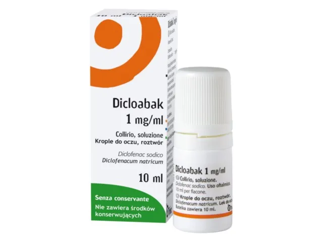 Dicloabak drops, ophthalmic solution