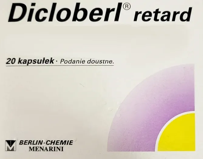 Dicloberl retard capsule, a rilascio prolungato, dure