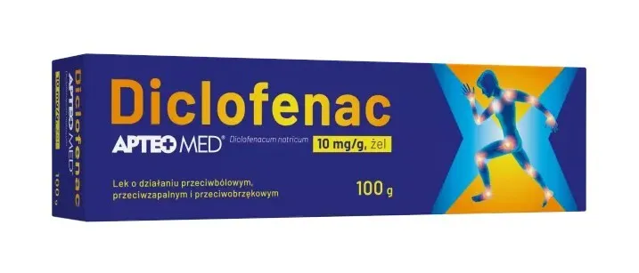 Diclofenac Apteo Med gel