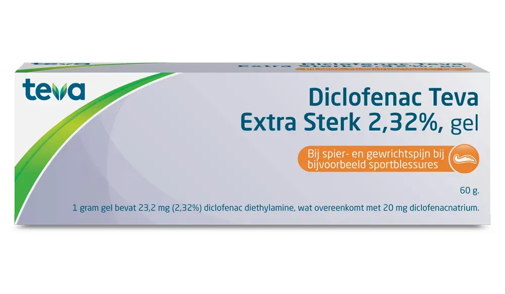 Diclofenac dietilamina Teva gel