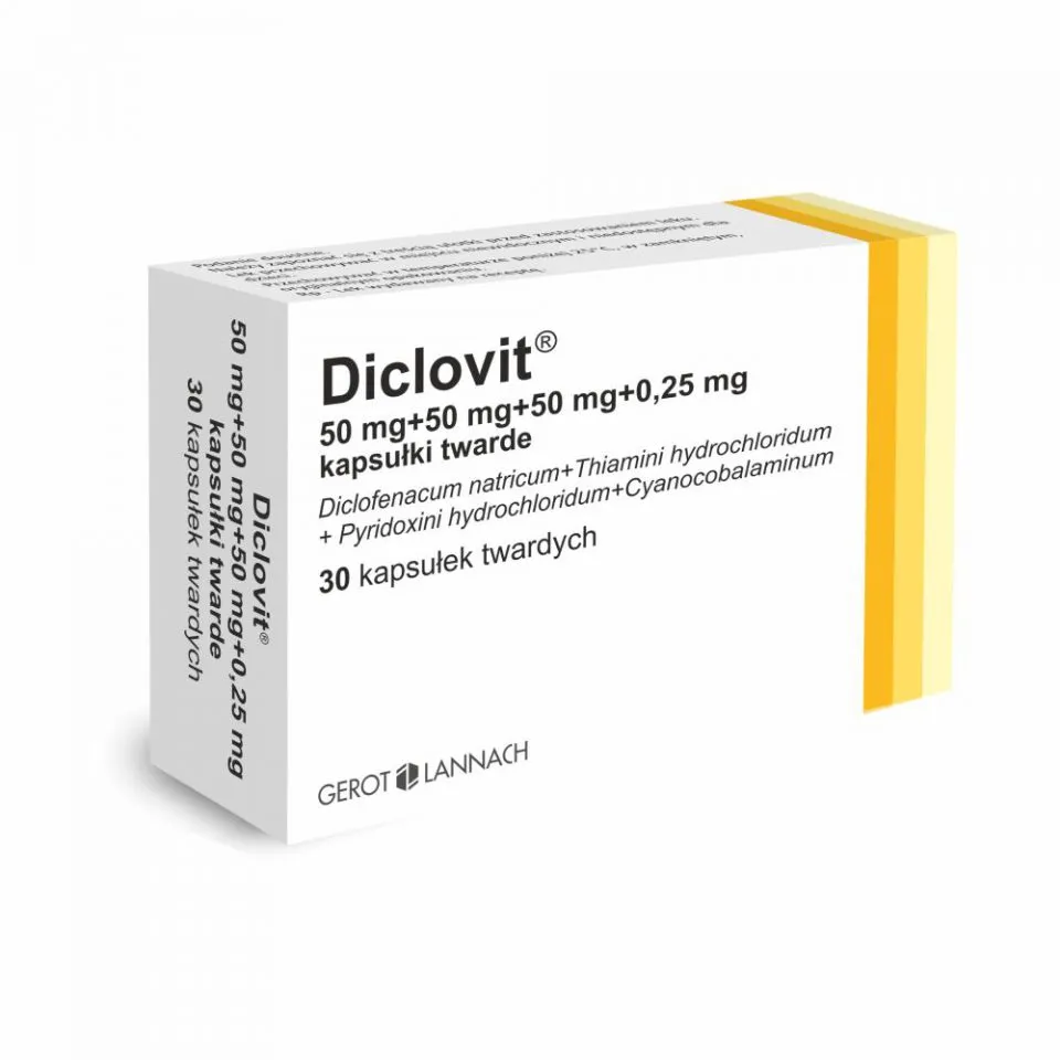 Diclovit capsules, hard