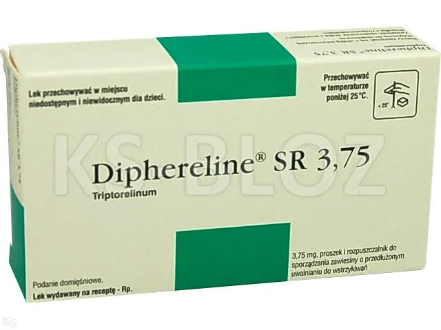 Диферелин sr 3,75 порошок и растворитель для приготовления суспензии с пролонгированным высвобождением для инъекций