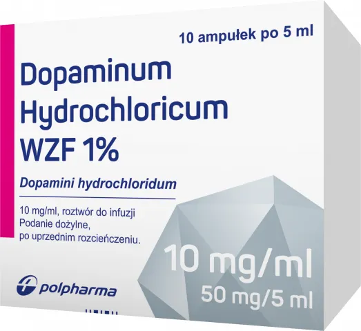 Dopaminum hydrochloricum WZF 1% soluzione per infusione