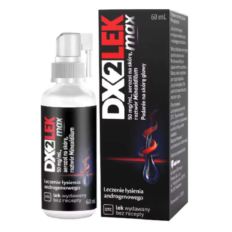 DX2LEK max aerozol, do skóry, roztwór