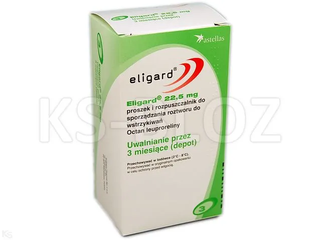 Eligard 22,5 mg polvo y disolvente para preparación de solución para inyección