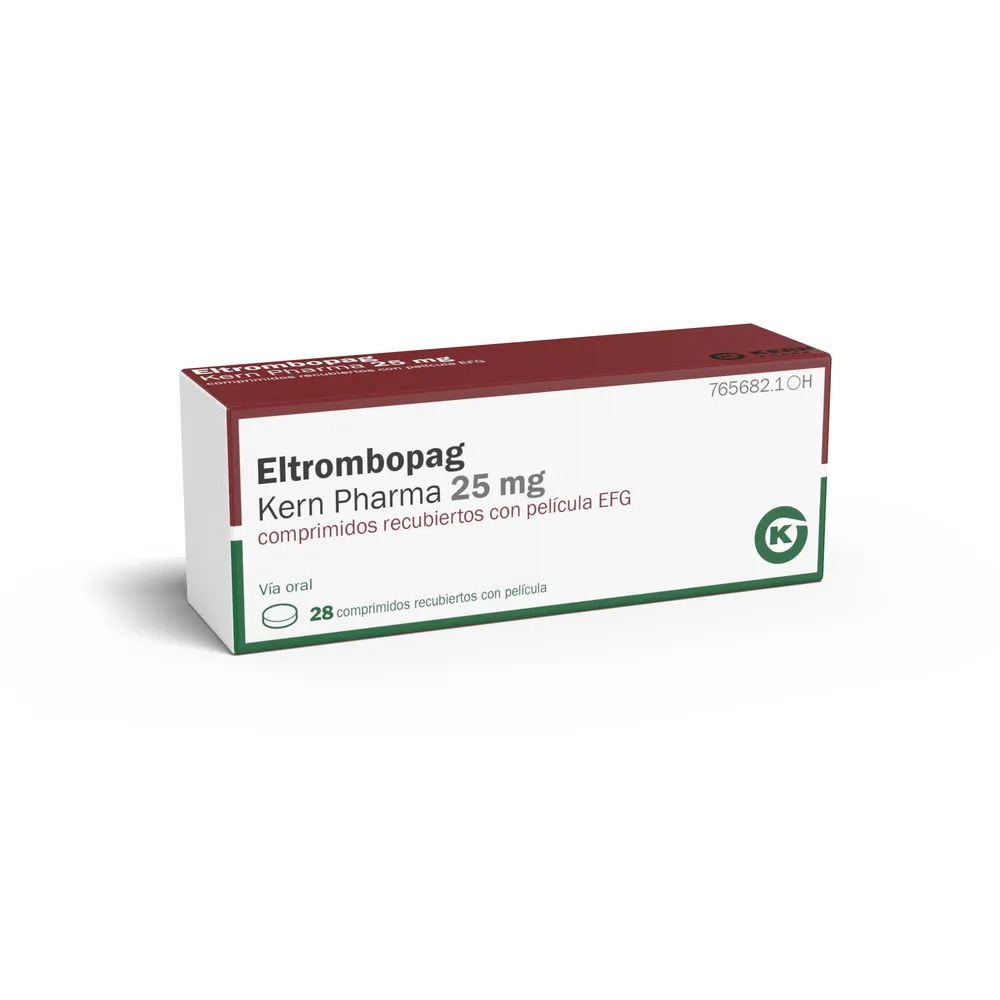Eltrombopag Krka comprimidos recubiertos
