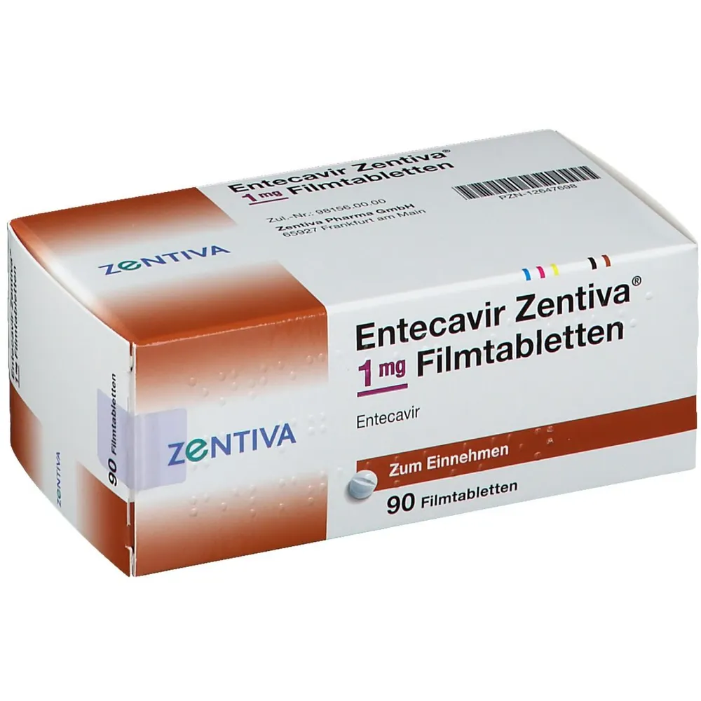 Entecavir Zentiva comprimidos recubiertos
