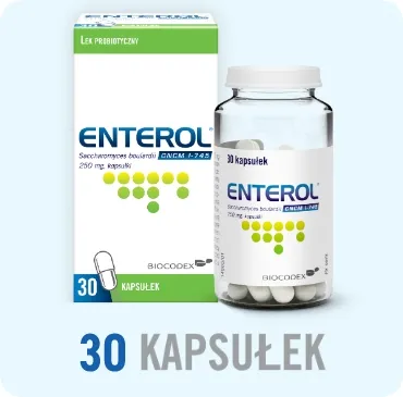 Enterol capsules, hard