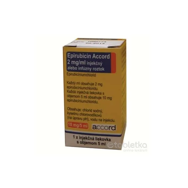 Epirubicina Accord solución para inyección / para infusión