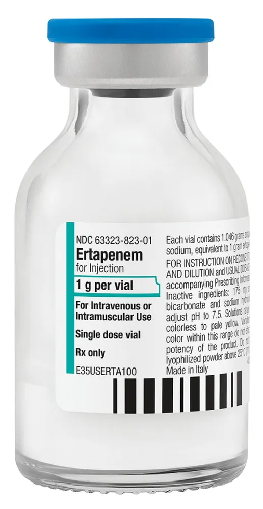 Ertapenem fresenius kabi powder for preparation of concentrate for infusion solution