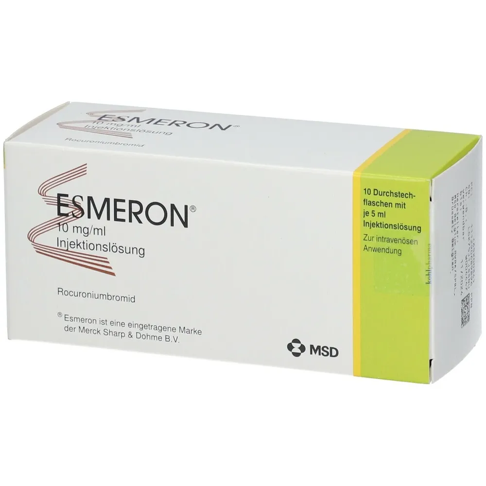Esmeron solution for injection