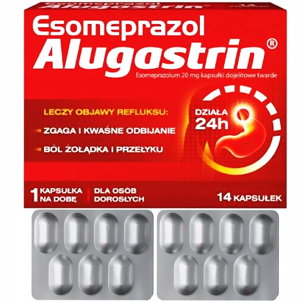 Esomeprazol Alugastrin cápsulas, intestinales, duras
