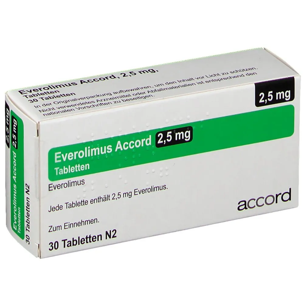Everolimus Accord comprimidos