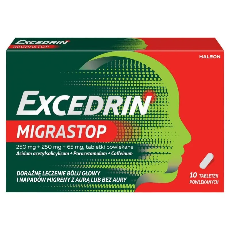 Excedrin migrastop tablets, film-coated