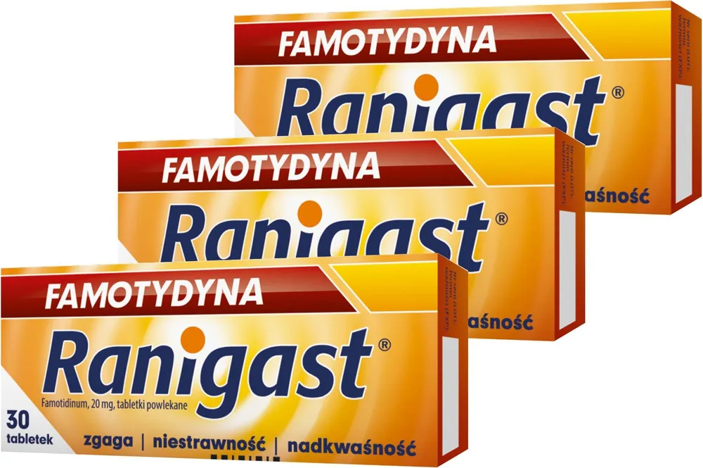 Famotidina Ranigast comprimidos recubiertos